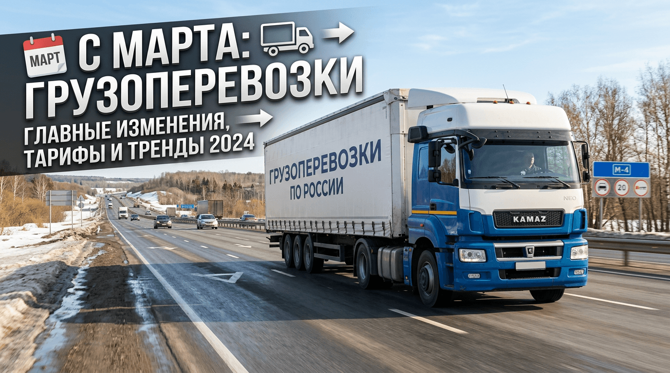 С марта грузоперевозки: полное руководство для бизнеса