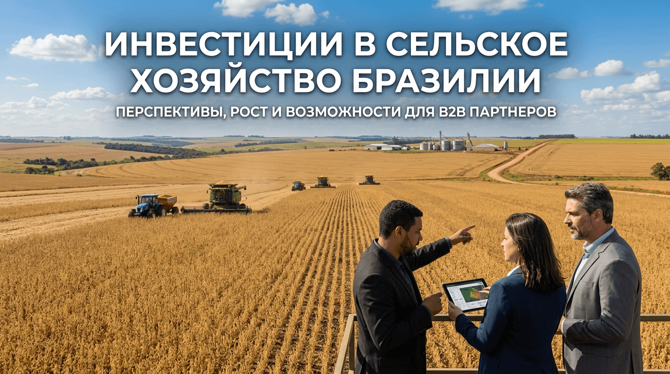 Инвестиции в Сельское Хозяйство Бразилии: Перспективы и Доходность