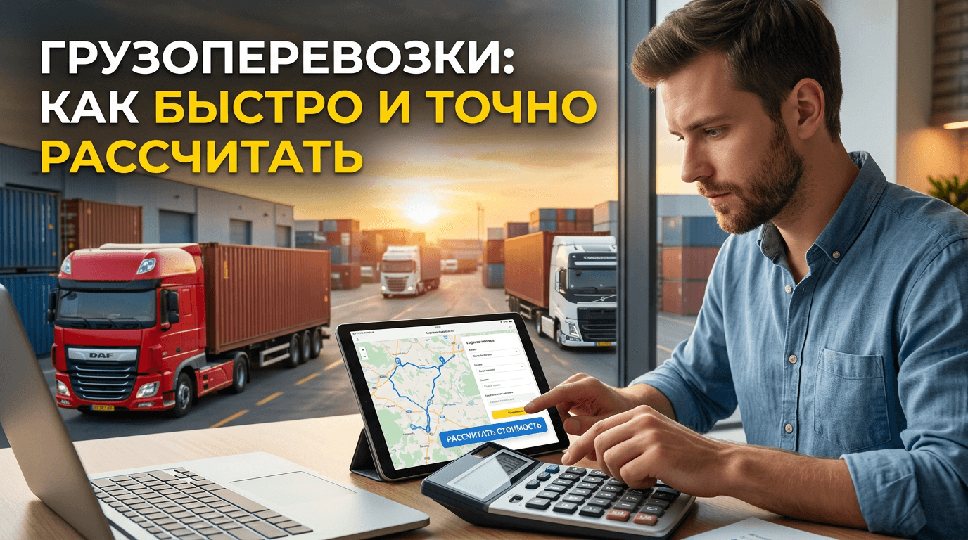 Грузоперевозки рассчитать: полное руководство для бизнеса
