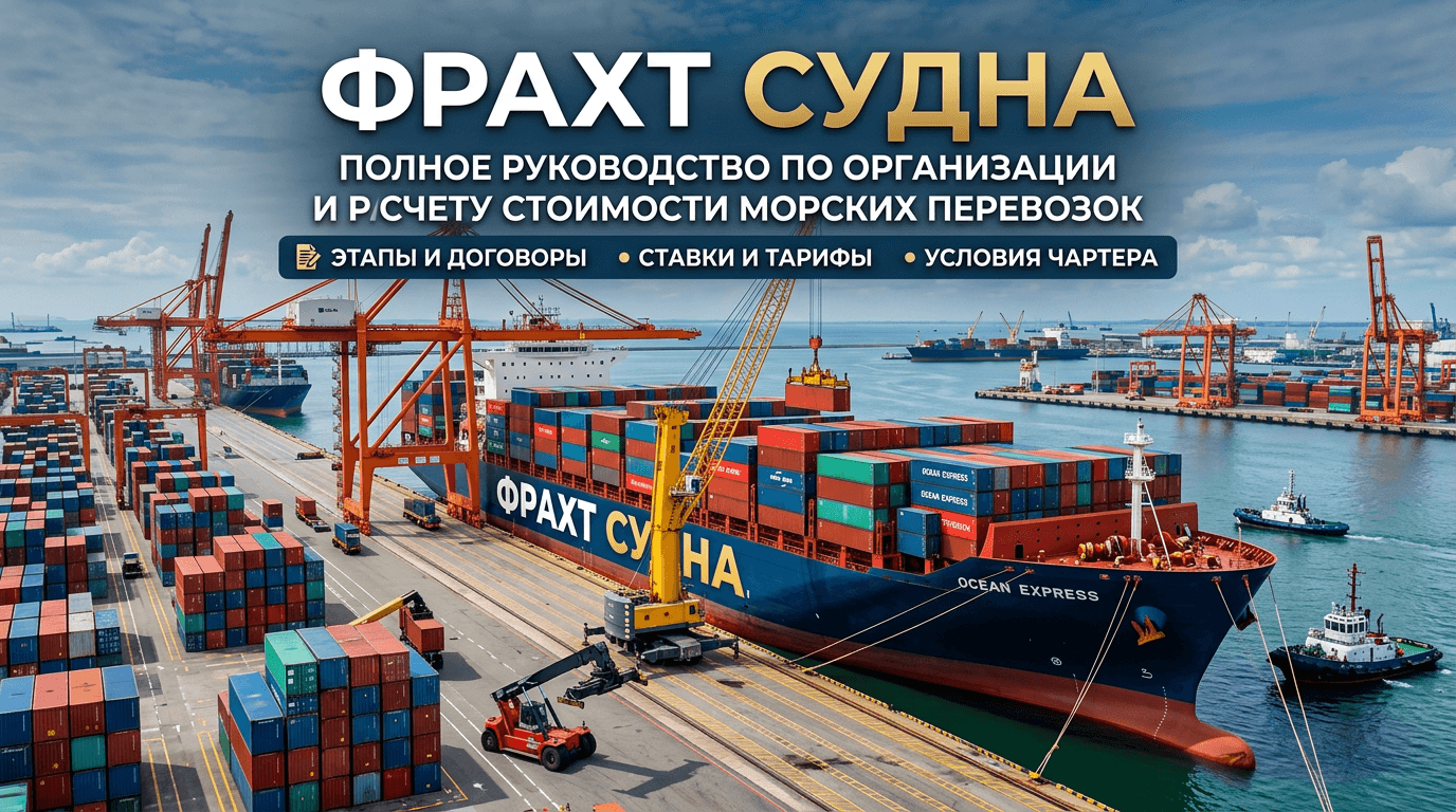 Фрахт судна: полное руководство для бизнеса
