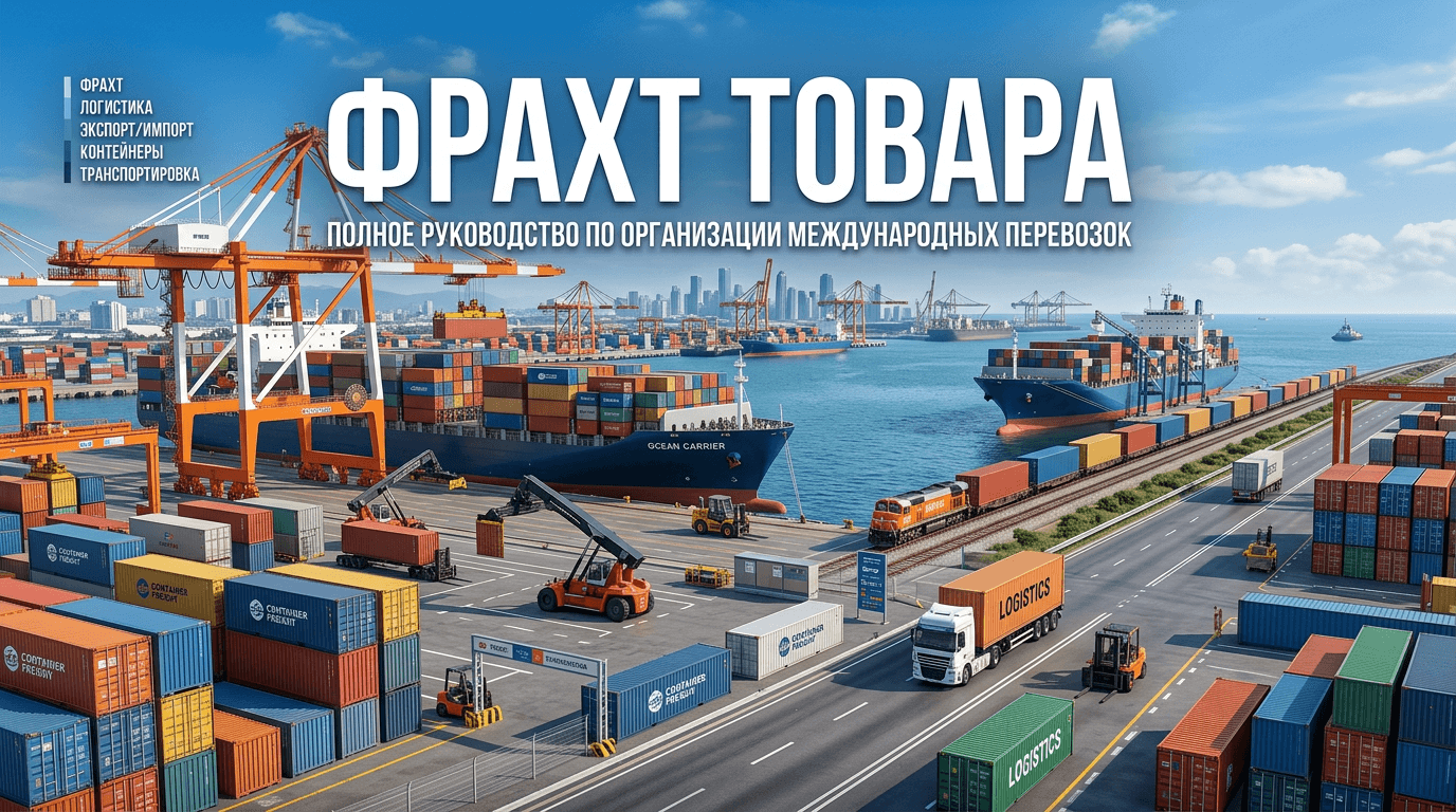 Фрахт товара: полное руководство для бизнеса