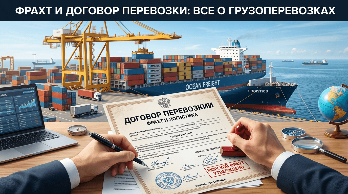 Фрахт договор перевозки: образец, условия и правила оформления