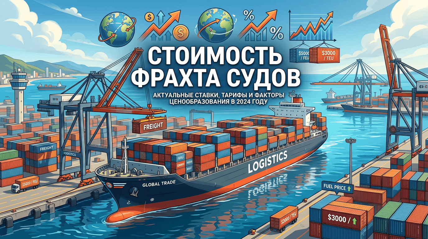 Стоимость фрахта судов: актуальные цены и от чего зависит стоимость