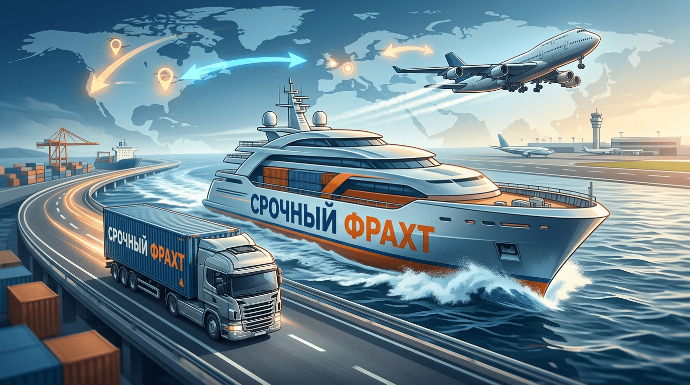 Срочный фрахт: полное руководство для бизнеса